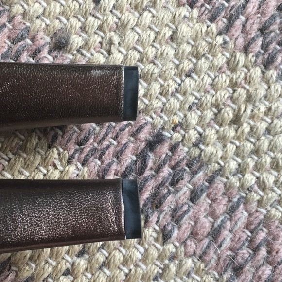 Prada Metallic Platform Sandal Heels Euro 37.5 - Picture 8 of 9